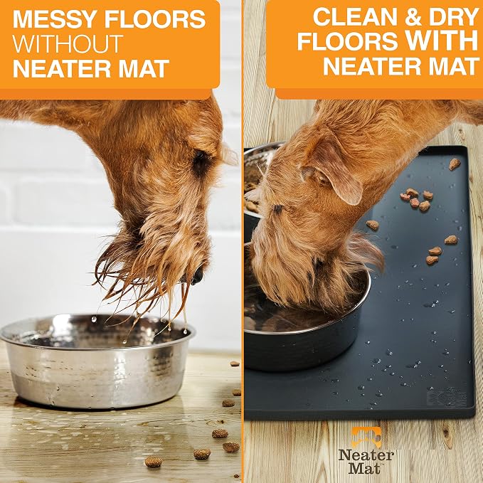 Neater Pet Brands Neater Mat Cat & Dog Food Mat, Waterproof & BPA-Free Silicone - Image 5