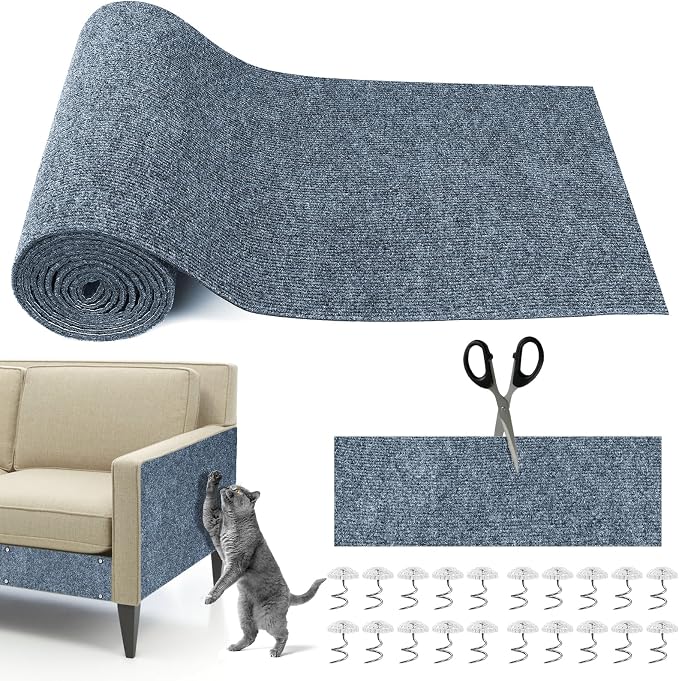 Cat Scratching Mat, DIY Cat Scratchers Furniture Protector by Draupnir