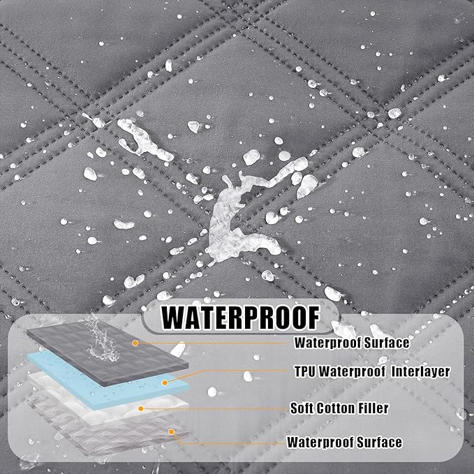 Smiry Waterproof Dog Bed Cover Blanket 30x53, Soft Reversible Pet Blanket - Image 2