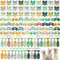 Reginary 100 Pieces Dog Bow Tie Collar Set Include 40 Dog Neckties, and 30 by Reginary