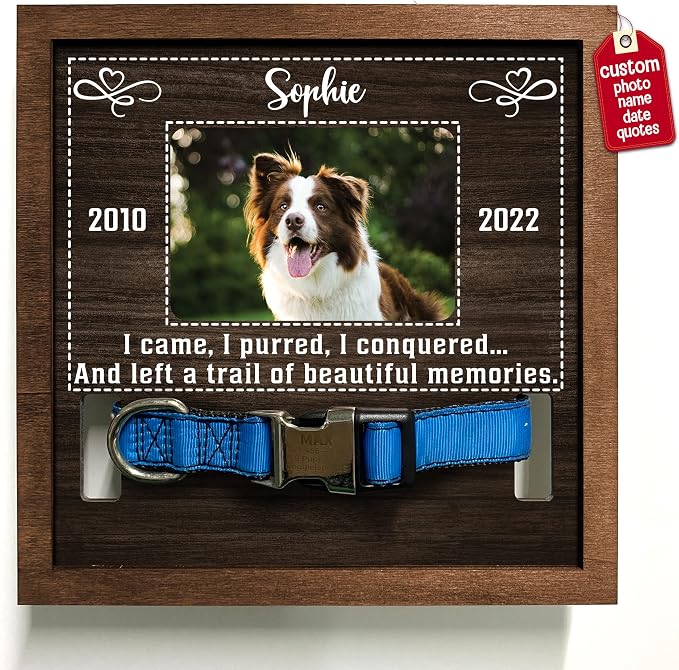 Customized Dog Picture Frames for Dogs That Passed Personalized Gifts for Pets by Bfigift