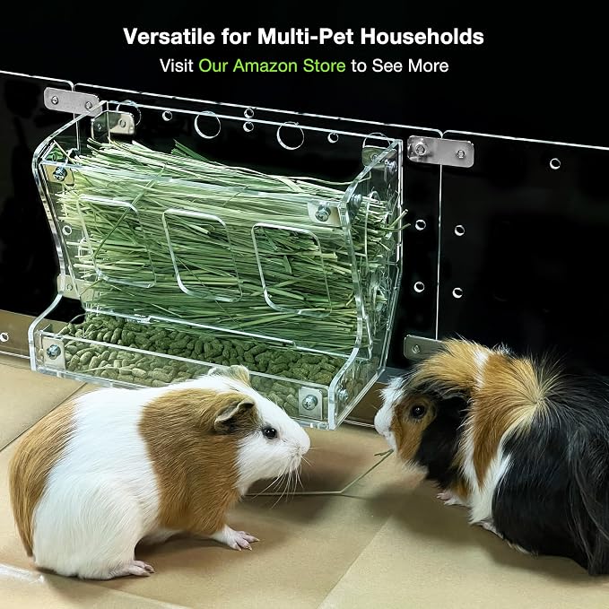 GuineaLoft™ 2-in-1 Hay & Food Feeder - Image 5