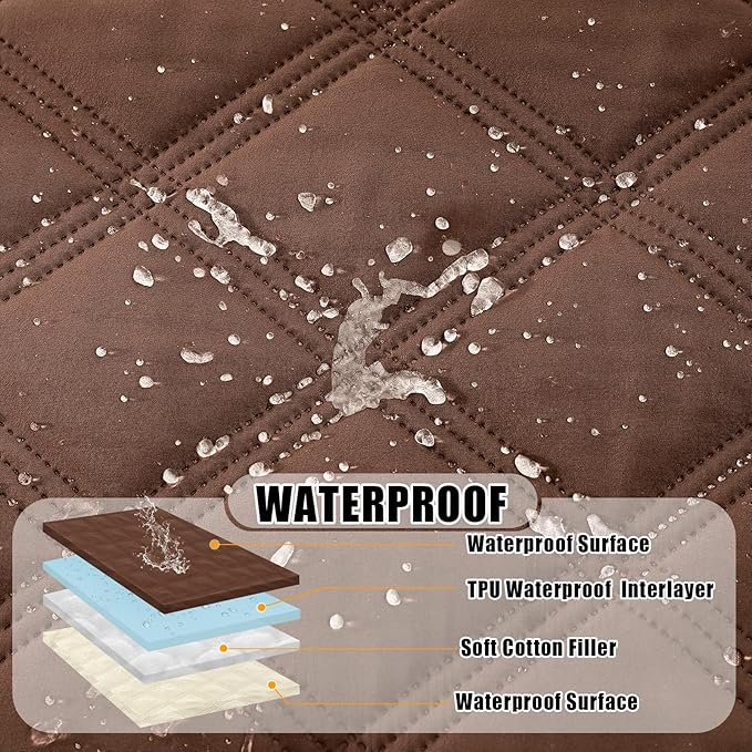 Smiry Waterproof Dog Bed Cover Blanket 30x70, Soft Reversible Pet Blanket - Image 2