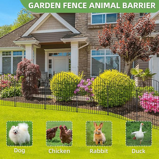 Decorative Metal Garden Fence - Image 7