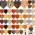 Sanwuta 48 Pcs Dog Bandanas Bulk Pet Bibs Colorful Scarf Pet Bandanas by Sanwuta