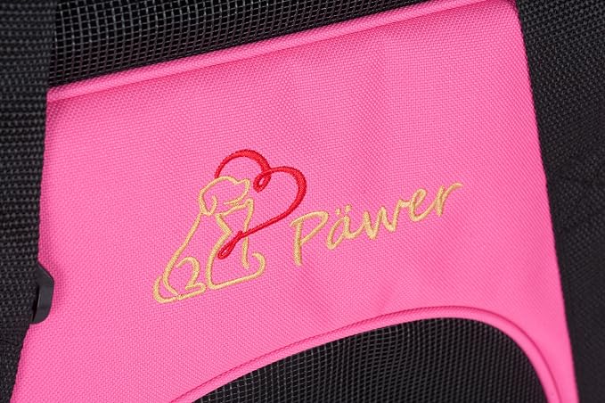 Pawer Soft-Sided Pet Carrier for Cat and Small Dog, Hot Pink Color, Medium Size - Image 9
