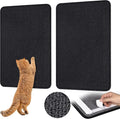 Black Cat Scratching Mat Sisal, 2 Packs Sisal Fabric Large Cat Scratching Pad by GraciadecoStorage