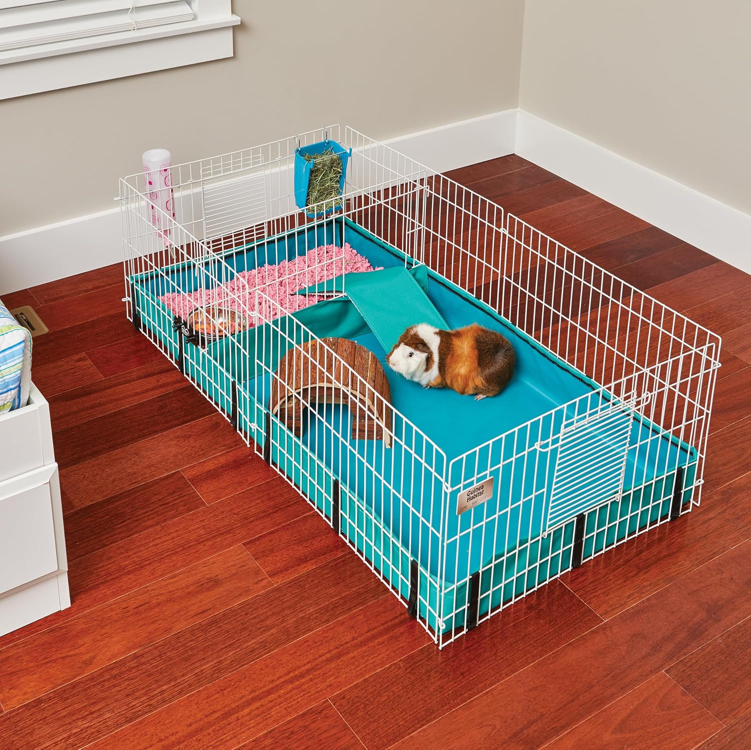 MidWest Homes for Pets Guinea Habitat Plus Cage, 171GHP - GlobalHabitat Supply