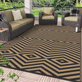GENIMO Outdoor Rug for Patio Clearance, Lightweight Waterproof Modern RV by GENIMO