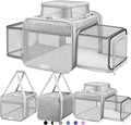 Top and 2 Sides Expandable Cat Carrier 18x11x11, TSA Airline Approved Dog by SHARLOVY