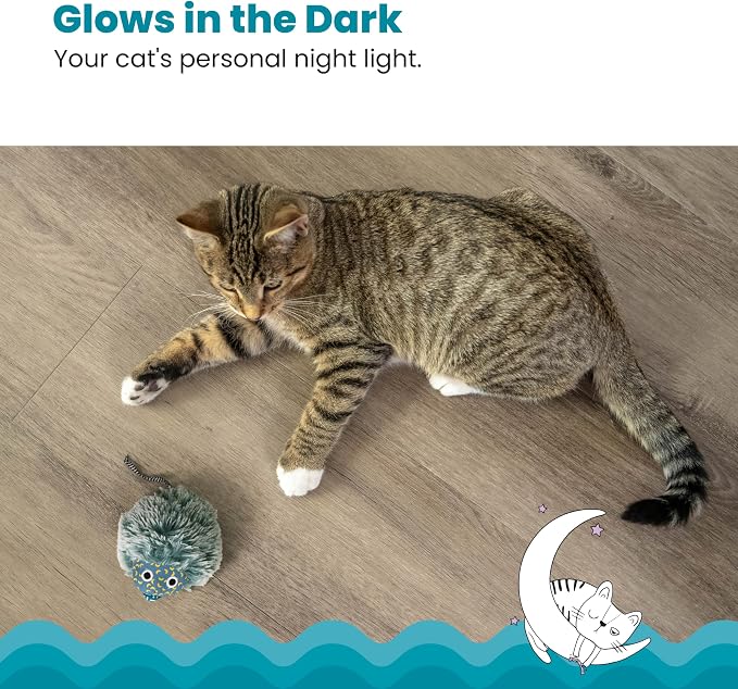 Catstages Nighttime Cuddle Plush Mouse Cat Toy - Image 5