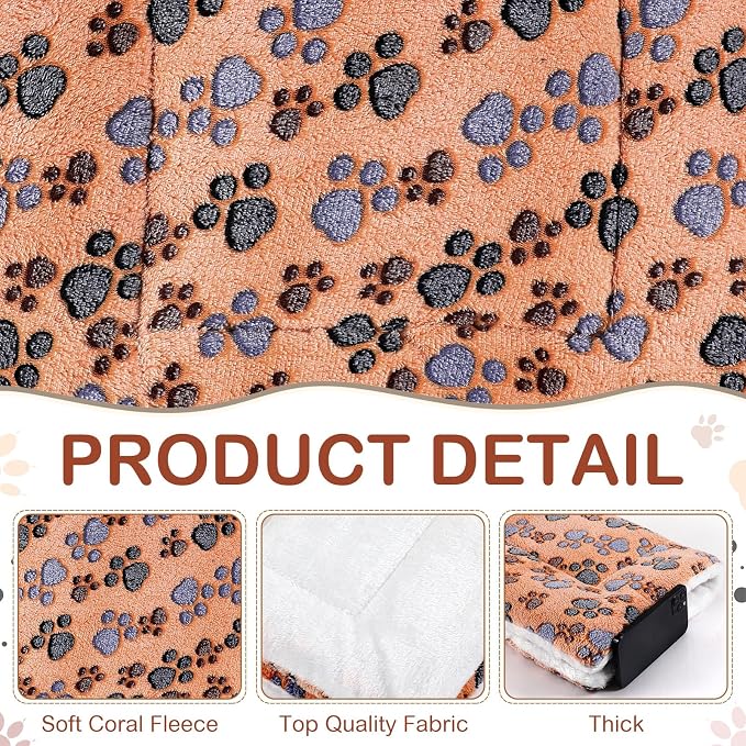 Tuanse 4 Pack Ultra Soft Dog Cat Bed Mat Small Animal Guinea Pig Bed - Image 4