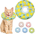 Cat Cone Collar Soft, Adjustable Cat Recovery Collars Kitten Cones to Stop by Seyezo