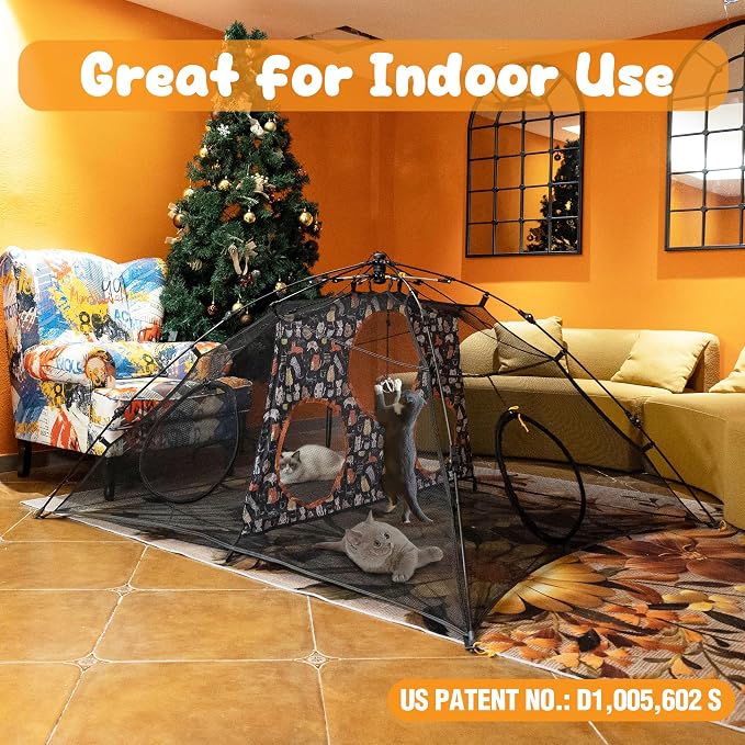 Outdoor Cat Play Tent for Indoors and Outdoors - Image 3