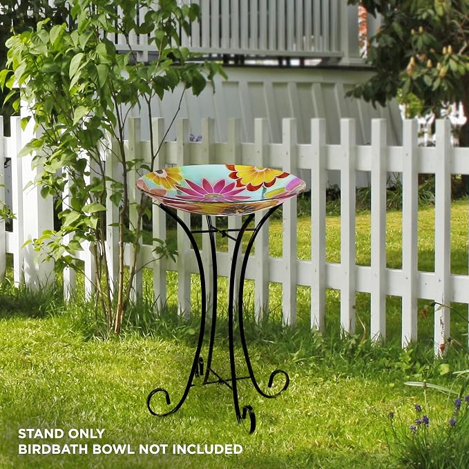 Alpine Corporation 18" Outdoor Birdbath Bowl Topper - Image 2