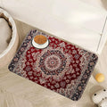 Vintage Carpet Boho Pet Feeding Mat, Absorbent Quick-Dry Cat Dog Food and Water by Unknown
