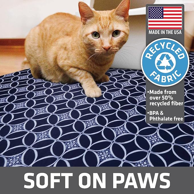Drymate Cat Litter Box Mat, Litter Trapping Mat, Waterproof, Urine-Proof - Image 4