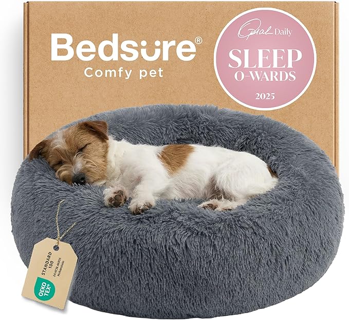 Bedsure Calming Dog Bed for Small Medium Dogs by BEDSURE