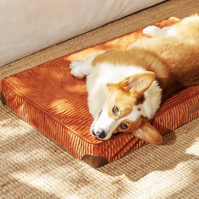 FUKUMARU Dog Bed, Thickened Corduroy Orthopedic Dog Beds - Image 8