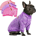 3 Pack Dog Sweaters for Small Dogs Girl Boy Winter Fleece Clothes Warm Soft Dog by BAOBICUTE