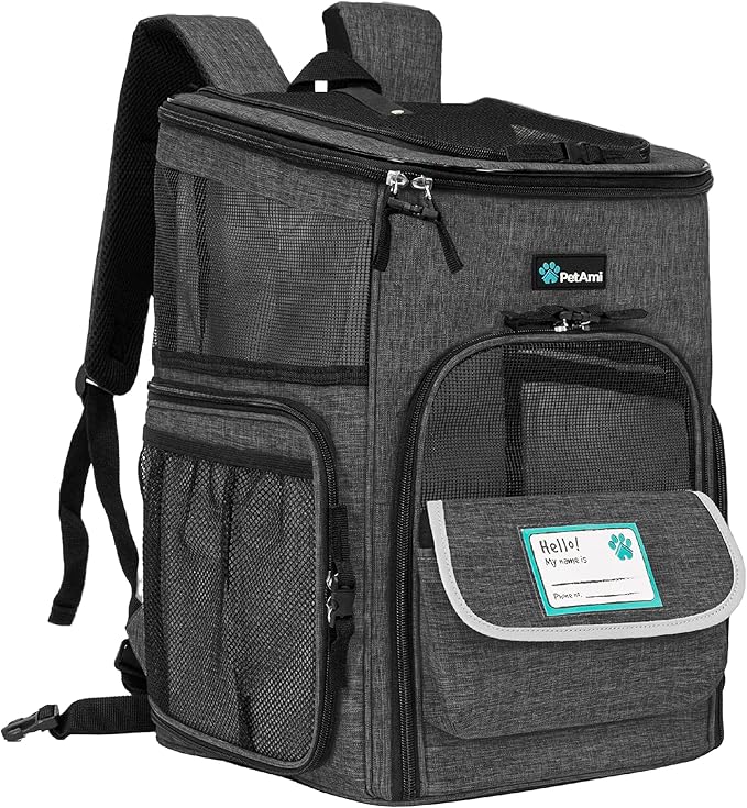 PetAmi Dog Backpack Carrier, Airline Approved Cat Backpacks by PetAmi