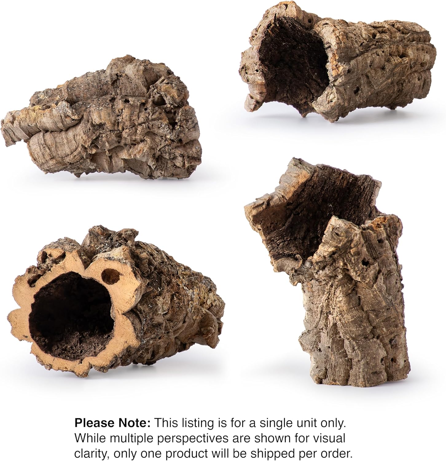 Galápagos 05505 Natural Cork Bark, Tube 7”–9” - GlobalHabitat Supply