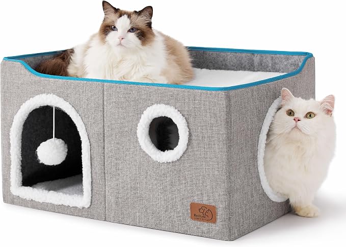Bedsure Large Cat Beds for Indoor Cats by BEDSURE