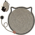 Cat Scratcher Mat, Natural Cotton Rope Cat Scratch Pad, 15.7'' Round Horizontal by LetalongPetSupplies