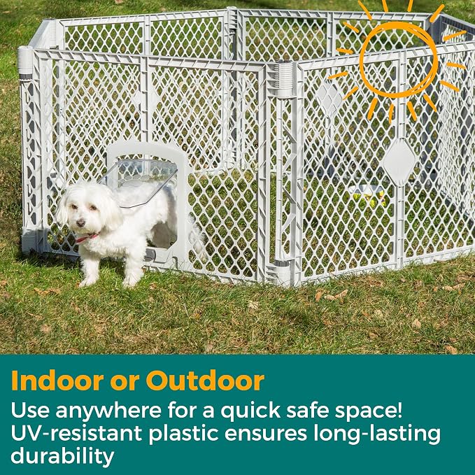 MyPet Petyard Passage: 5.5 Ft. Wide Customizable Folding Dog Playpen - Image 7