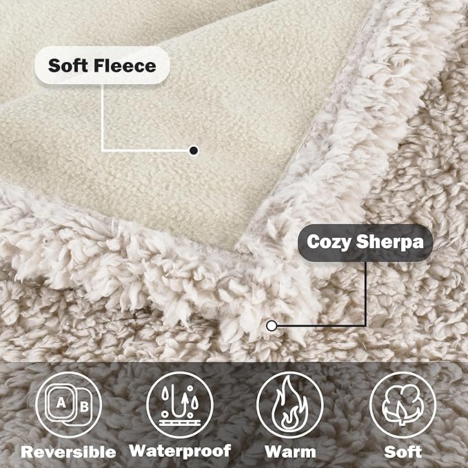 Kritter Planet Waterproof Dog Blanket, Reversible Water Proof Pet Blanket - Image 4
