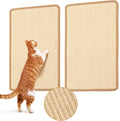 FUKUMARU 2 Packs Cat Scratching Mat, 19.6 x 11.8 Inch Natural Sisal Cat Scratch by FUKUMARU