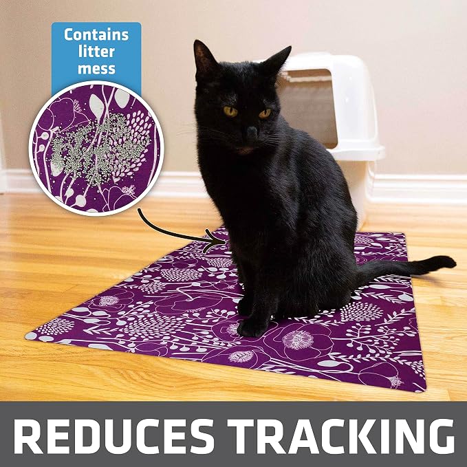Drymate Cat Litter Box Mat, Litter Trapping Mat, Waterproof, Urine-Proof - Image 2