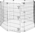 Amazon Basics Foldable Octagonal Metal Exercise Dog Playpen, Indoor/Outdoor by AmazonBasics
