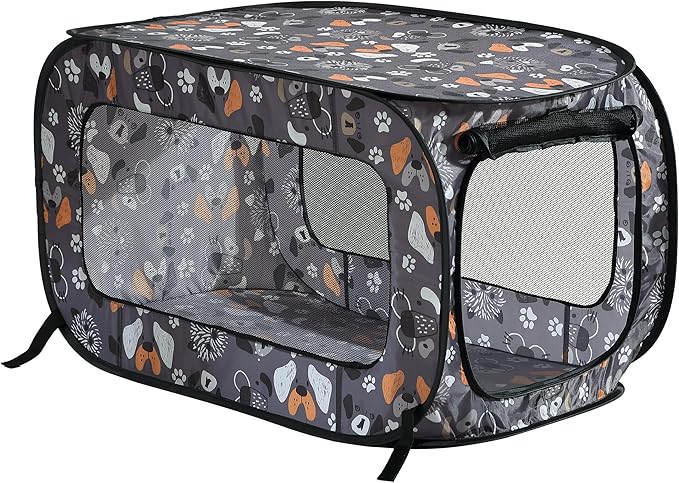 Beatrice Home Fashions Portable, Collapsible, Pop Up Kennel Travel Cat and Dog by BeatriceHomeFashions