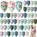 Weewooday 50 Pcs Hawaiian Dog Bandanas Bulk by Weewooday