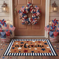 Tinideya 2 Pcs Door Mat Welcome Non Slip Coir Mats Floor Layering Doormats by Tinideya