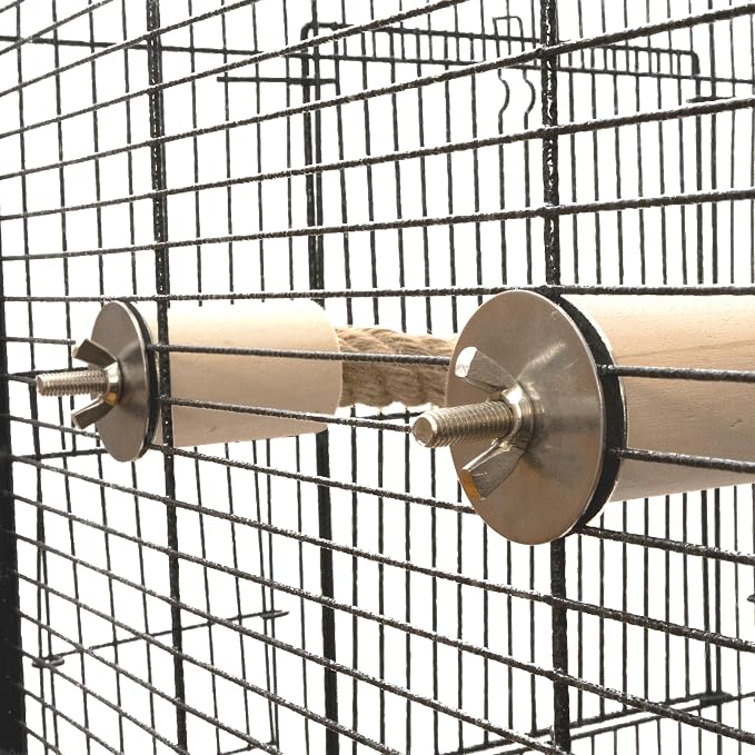 Bird Rope Perch for Parrots, Bendable Natural Jute Boing - Image 7