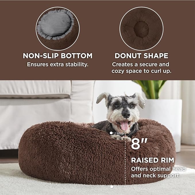 Bedsure Calming Dog Bed for Small Dogs - Image 3