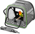 Suertree Upgraded Small Bird Carrier, Lightweight and Portable Travel Bird Cage by Suertree
