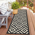 GENIMO Outdoor Rug 2.5'x8' Waterproof, Reversible Camping Mat, Plastic Straw by GENIMO