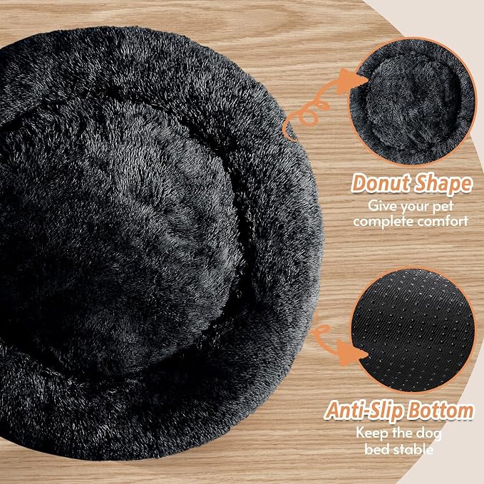 JOLLYVOGUE Calming Dog Bed for Small Dogs - Image 3