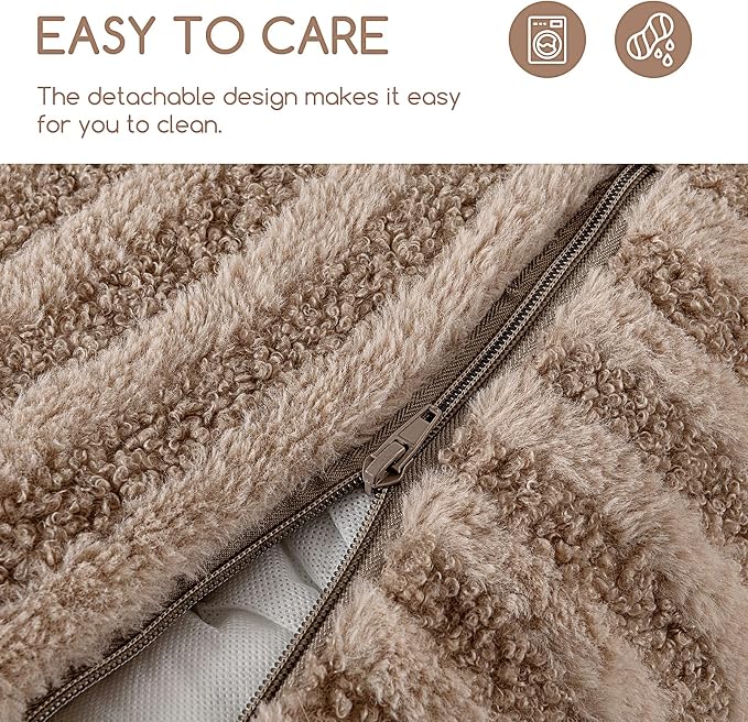Hollypet Cat Bed Fluffy Plush Mutifuctional Double-Layer Soft Pet Couch - Image 7