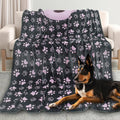 Dog Blankets for Large Dogs, Washable Pet Blanket, Soft Crate Bed by Gowyeg