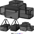 Top and 2 Sides Expandable Pet Carrier 17x11x9.5, TSA Airline Approved Small by SHARLOVY