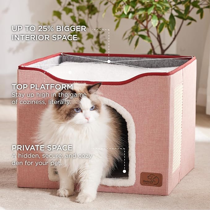 Bedsure Cat Beds for Indoor Cats - Image 2