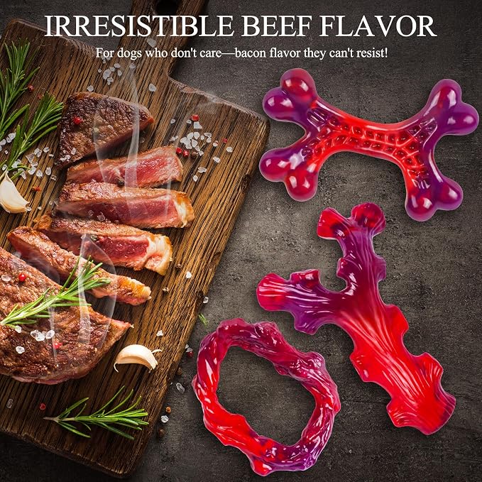 6-Pack Indestructible Dog Toys for Large Breed: Dog Toys for Aggressive Chewers - Image 6