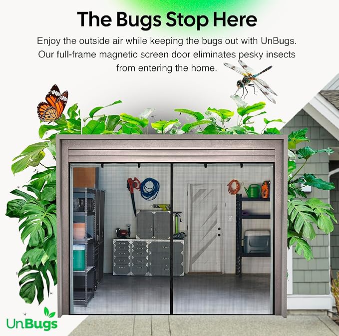 UnBugs Garage Screen Doors for 1 Car Garage - Image 2