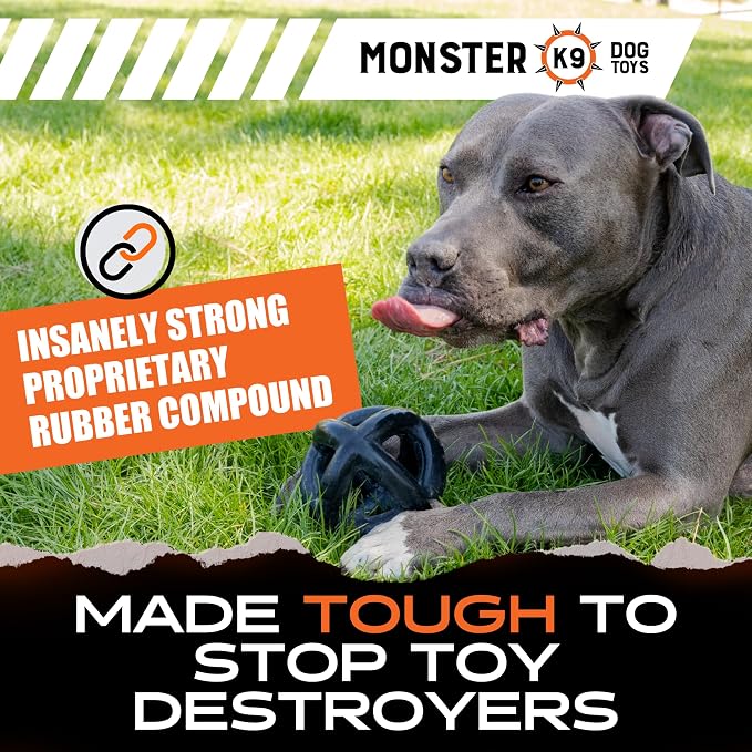 Monster K9 Indestructible Dog Ball – Lifetime Replacemnet - Image 3