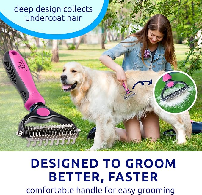 Pat Your Pet Deshedding Dog Brush - Image 7