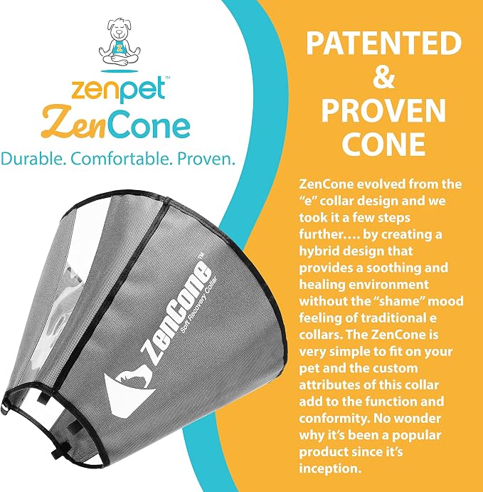 ZenPet Pet Recovery Cone E-Collar - Image 8